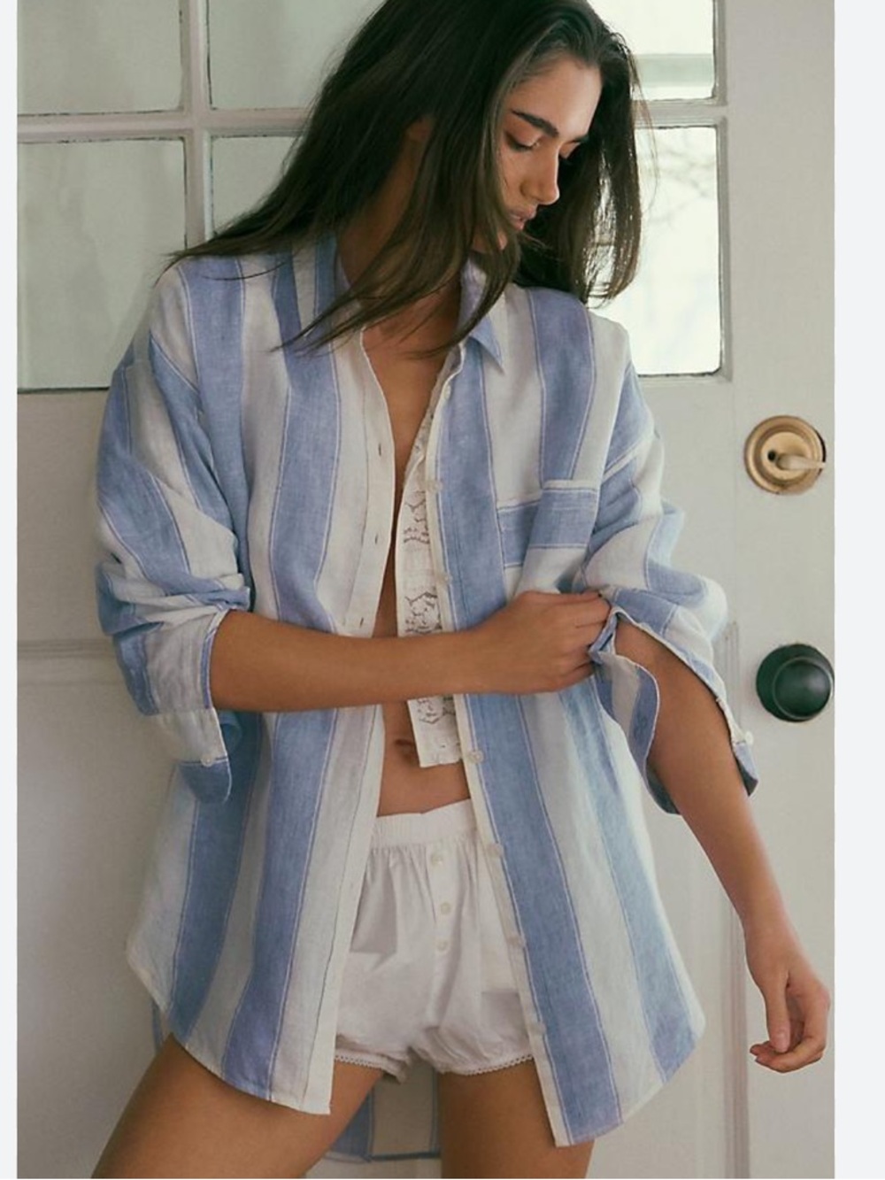 Anthropologie Maeve Button Front Blouse